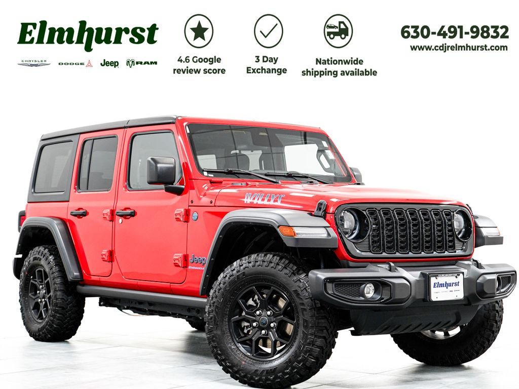 Used 2025 Jeep Wrangler Unlimited Sport S 4xe AWD/4WD image 1