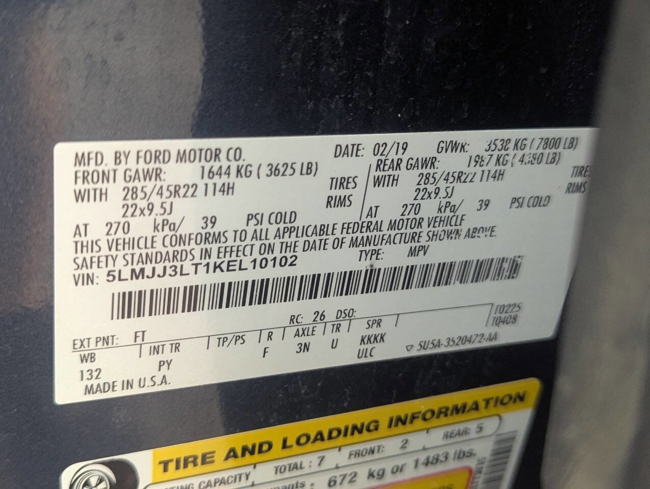 Used 2019 Lincoln Navigator L Reserve w/ Cargo Package AWD/4WD image 35