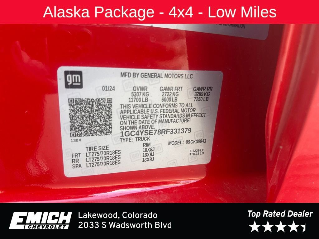 Used 2024 Chevrolet Silverado 3500 W/T image 29