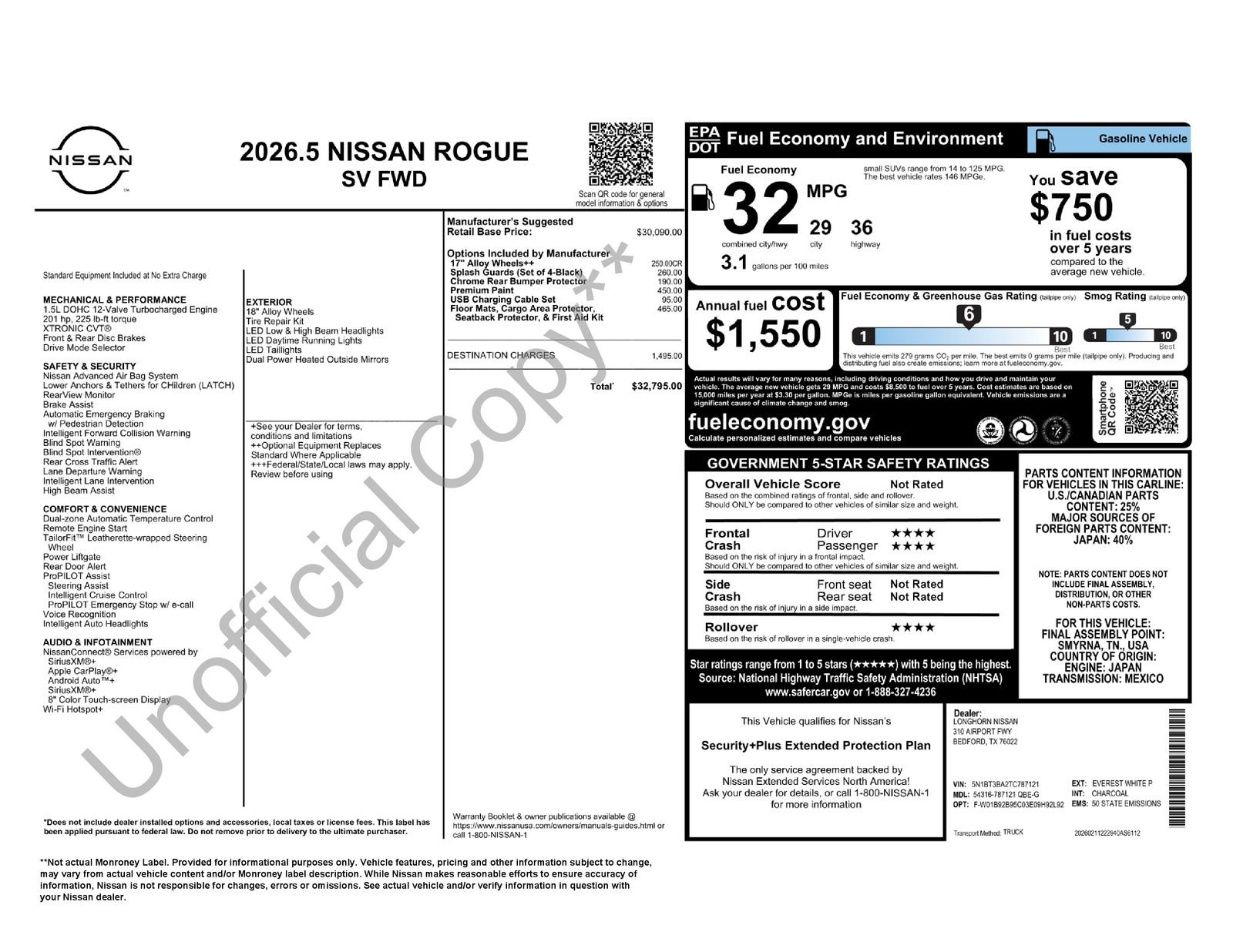 Used 2026 Nissan Rogue SV FWD image 31