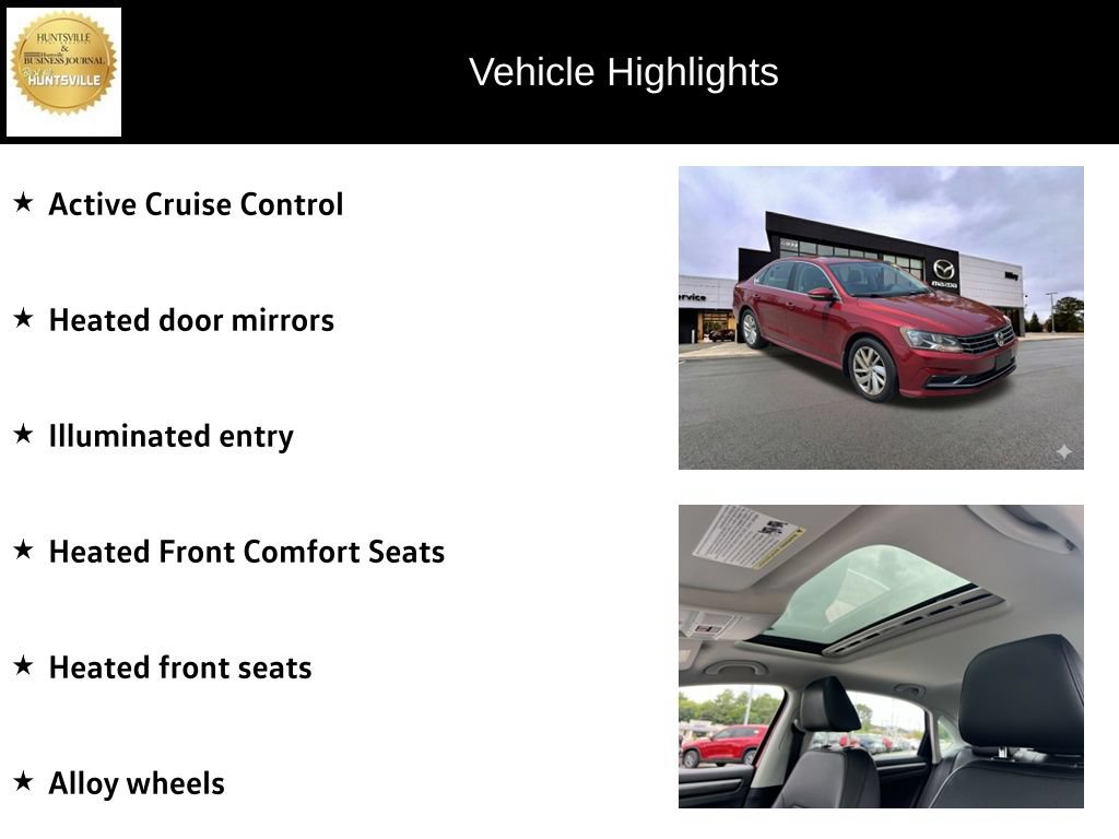 Used 2018 Volkswagen Passat 2.0T SE FWD image 12