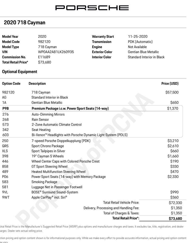 Used 2020 Porsche 718 Cayman image 35