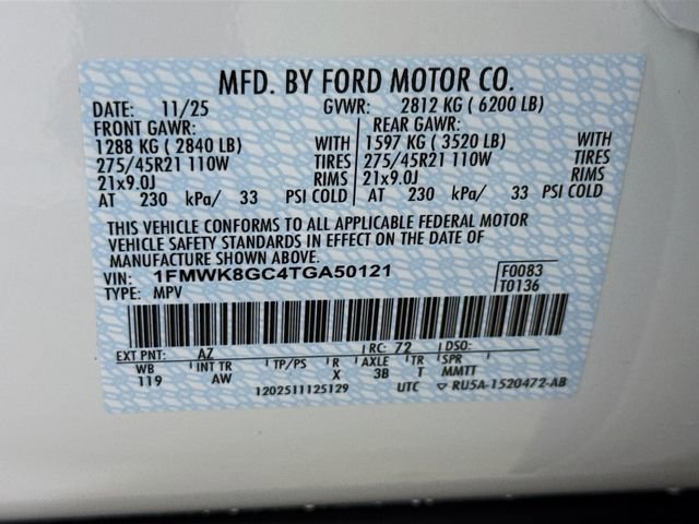 New 2026 Ford Explorer ST w/ Sun And Sound Package image 35