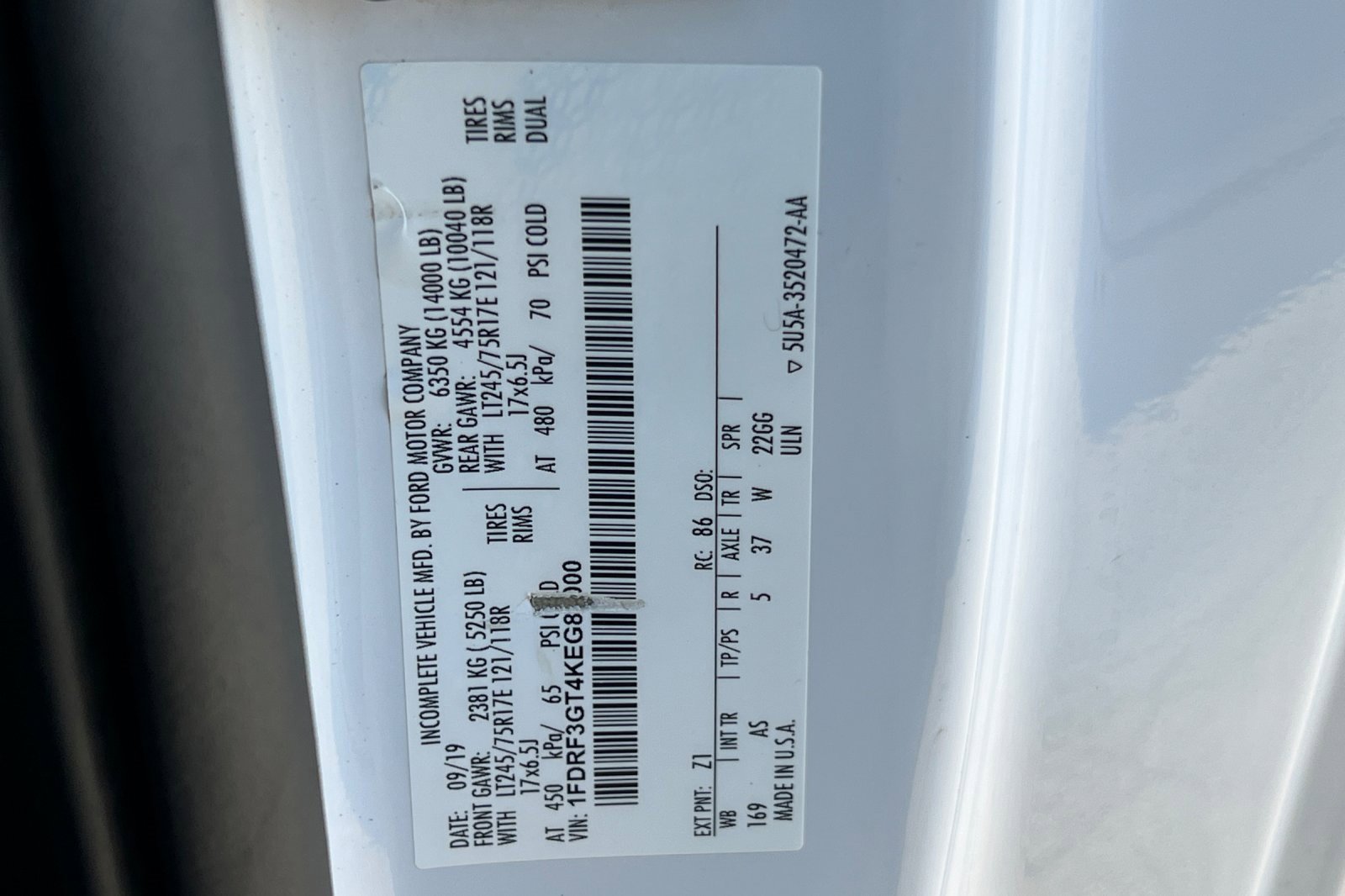 Used 2019 Ford F350 XL w/ XL Value Package image 31