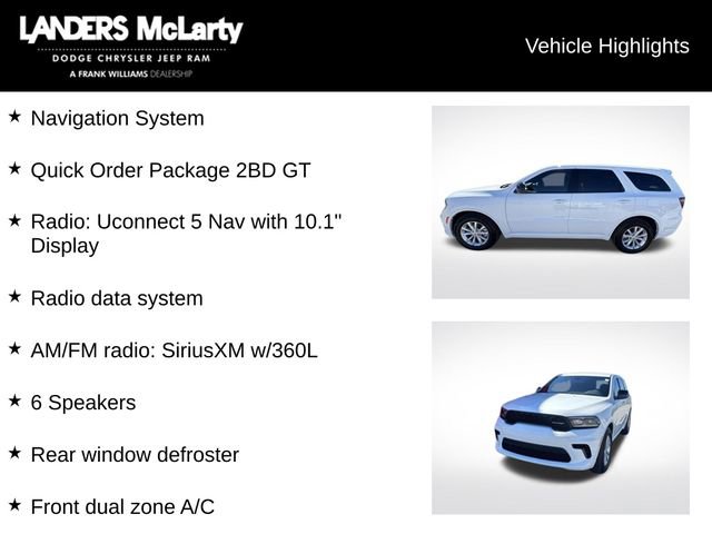 Certified 2026 Dodge Durango GT RWD image 5