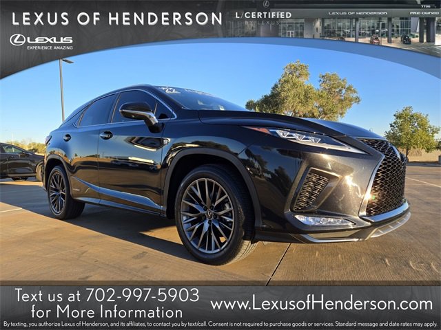 Used 2022 Lexus RX 450h F Sport