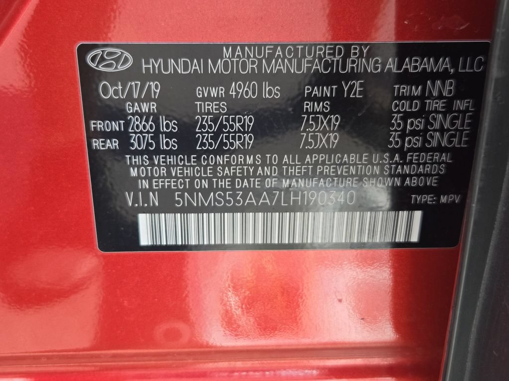 Used 2020 Hyundai Santa Fe Limited FWD image 33