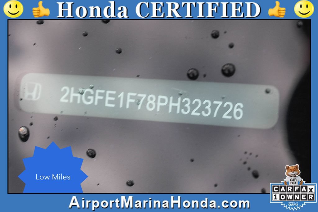 Certified 2023 Honda Civic EX image 29