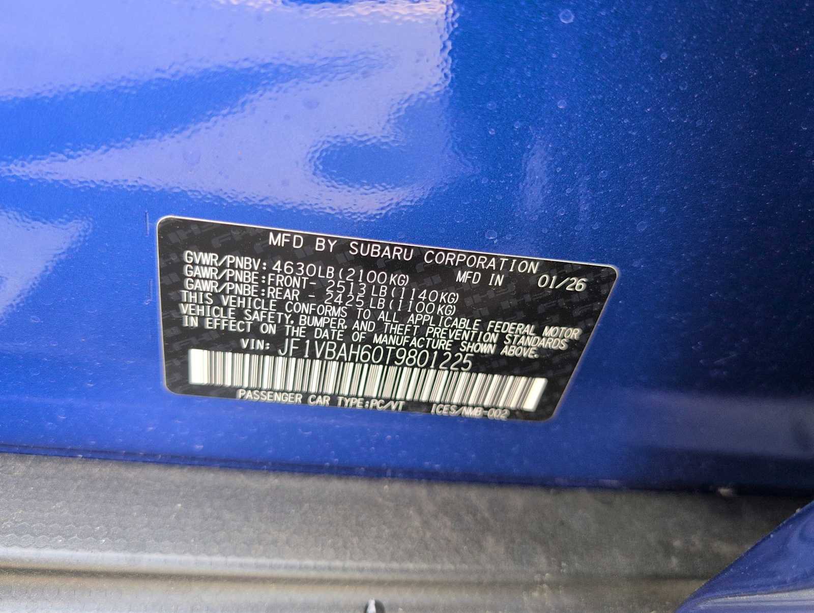 New 2026 Subaru WRX Premium AWD/4WD image 32