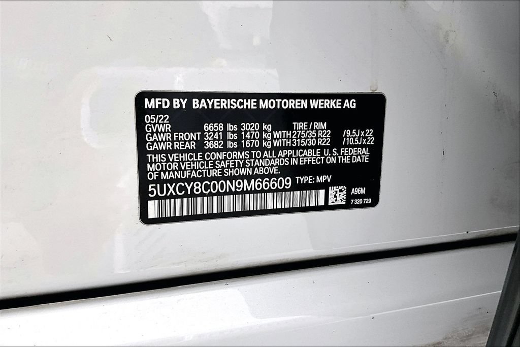 Used 2022 BMW X6 M50i w/ Premium Package AWD/4WD image 41