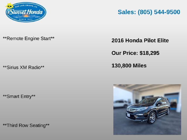 Used 2016 Honda Pilot Elite image 18