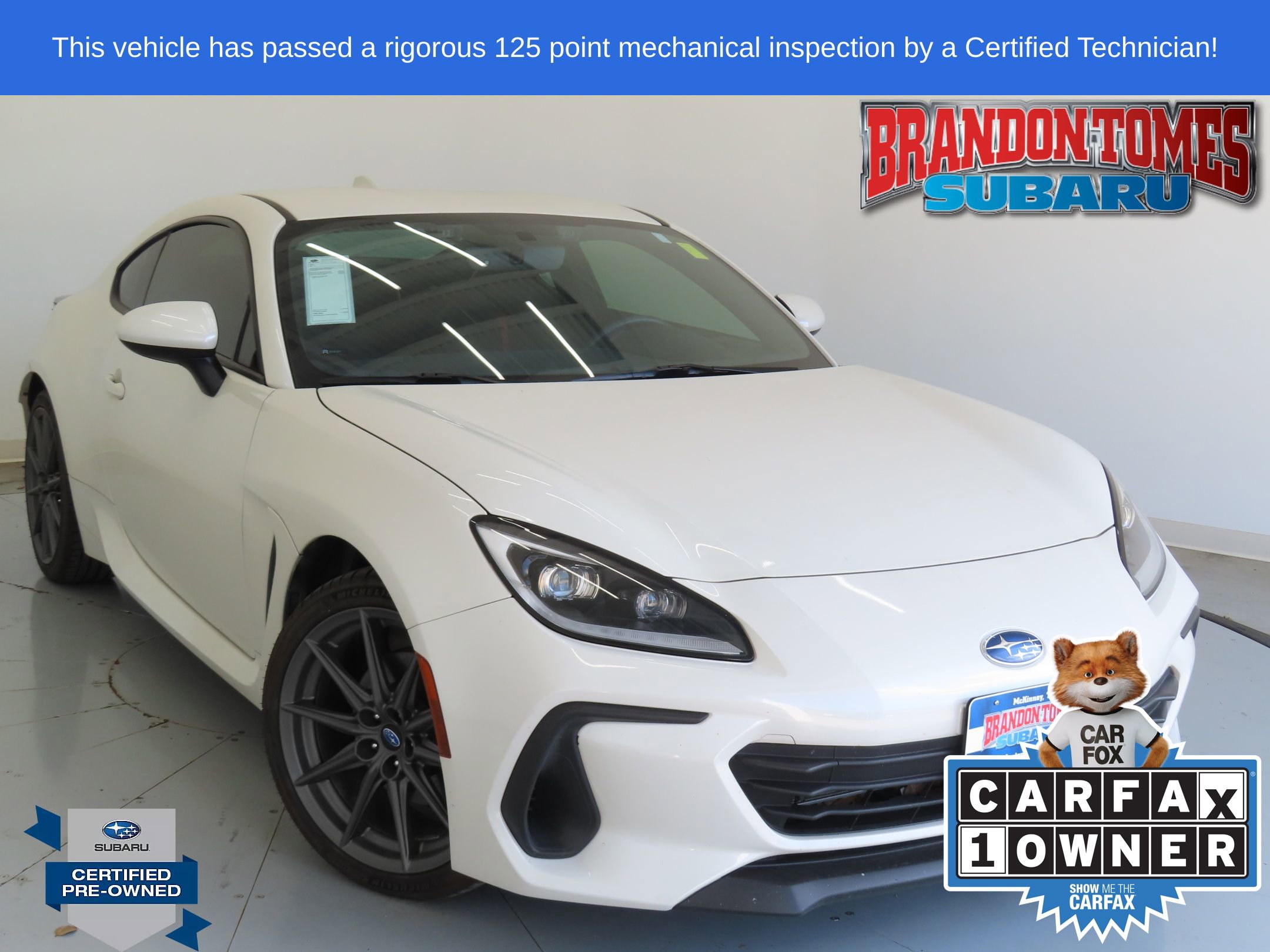 Certified 2024 Subaru BRZ Limited w/ Popular Package 1