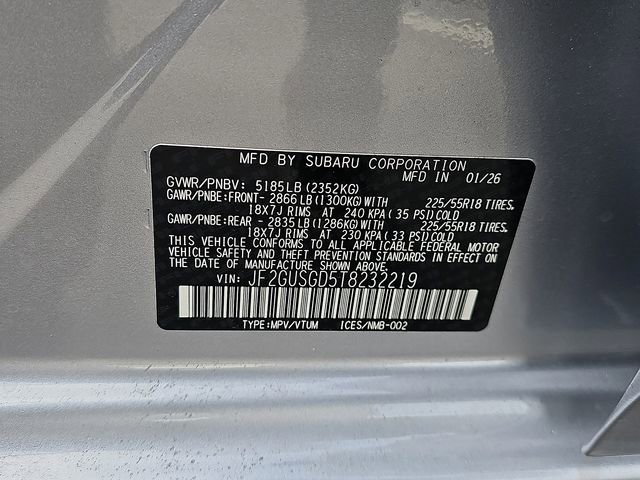 New 2026 Subaru Crosstrek 2.5i Sport image 23