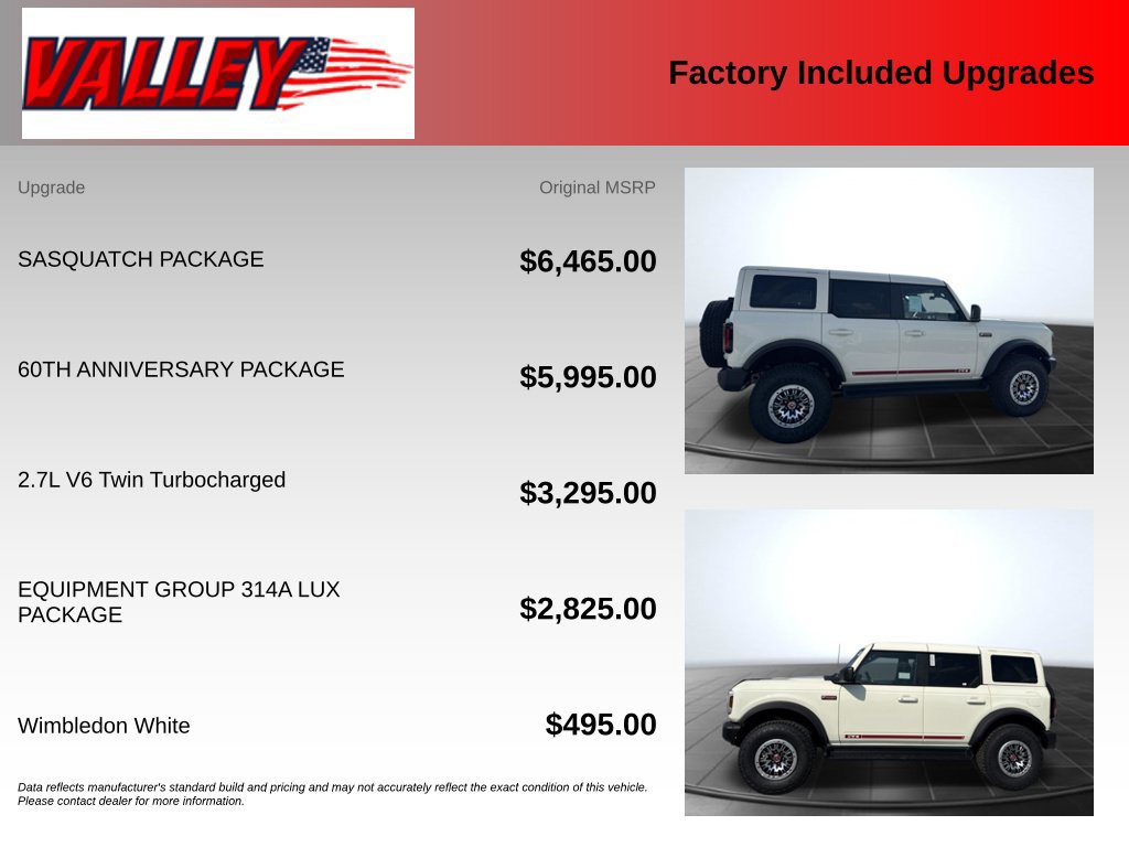 New 2026 Ford Bronco Outer Banks w/ Sasquatch Package AWD/4WD image 4