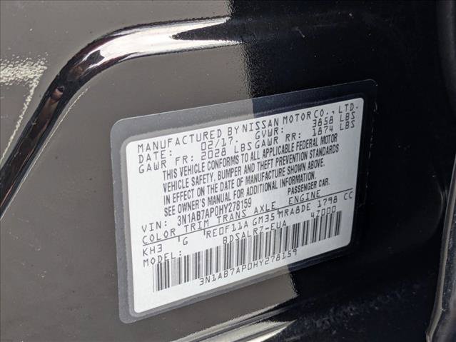 Used 2017 Nissan Sentra SR w/ SR Midnight Edition FWD image 24