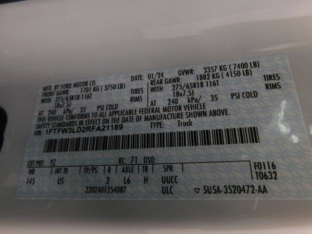 Used 2024 Ford F150 XLT w/ Equipment Group 302A MID image 60