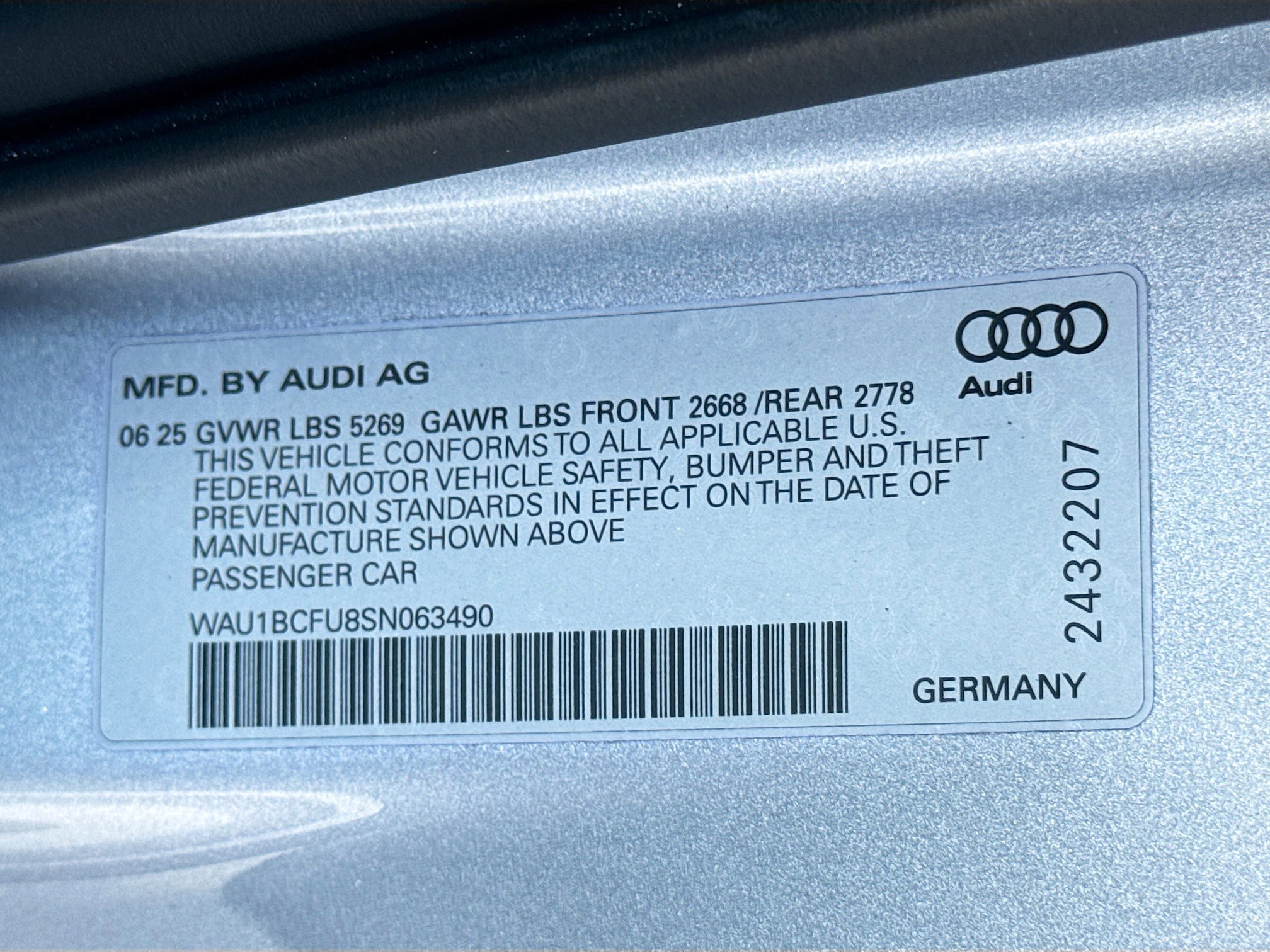Used 2025 Audi A5 2.0T Premium w/ Convenience Package AWD/4WD image 44