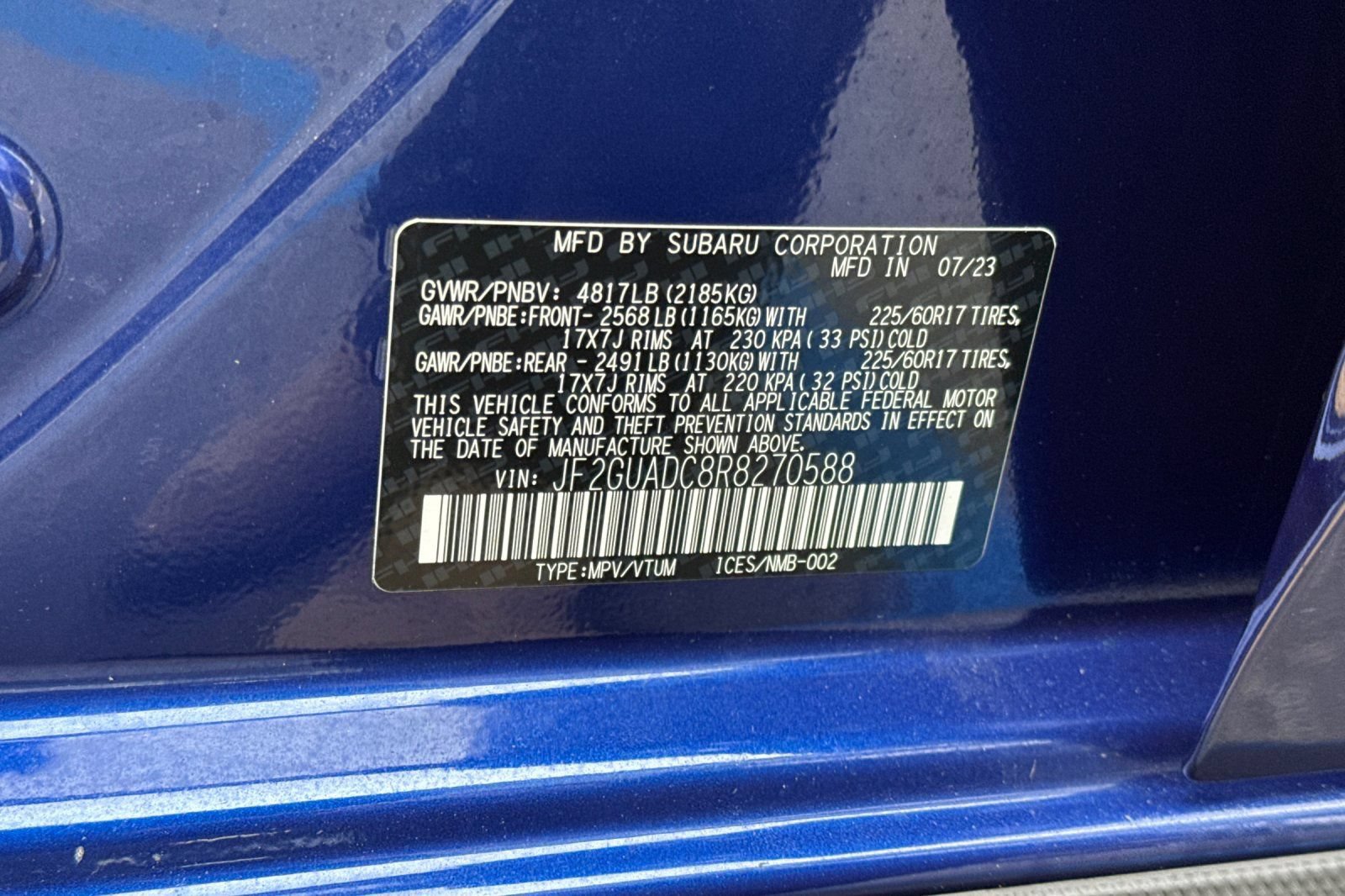 Certified 2024 Subaru Crosstrek 2.0i Premium AWD/4WD image 32