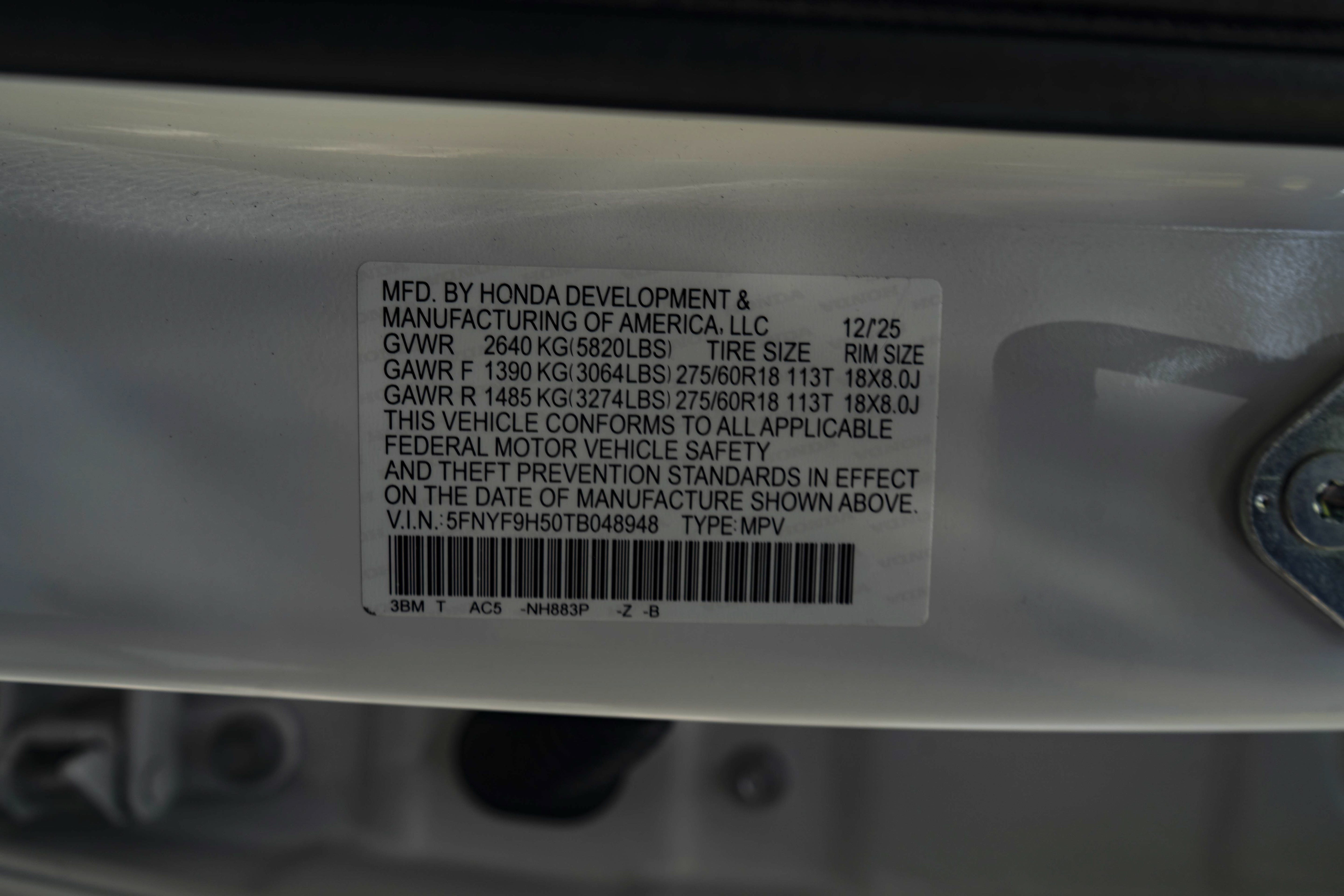 Certified 2026 Honda Passport TrailSport image 48