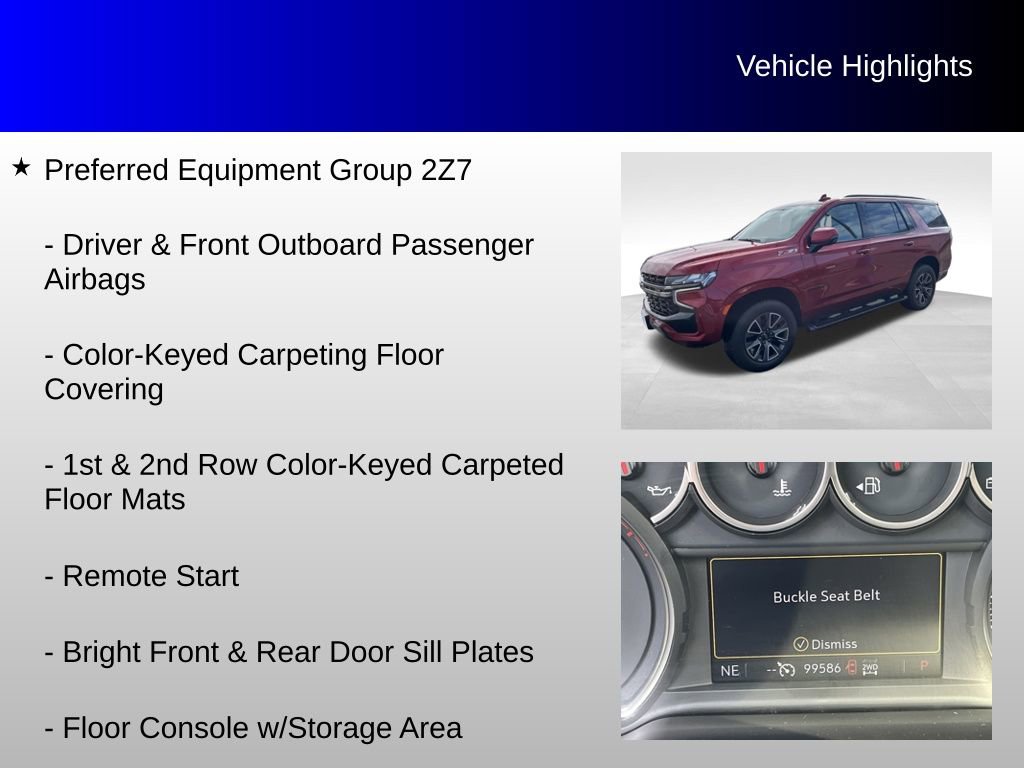 Used 2021 Chevrolet Tahoe Z71 w/ Z71 Signature Package image 16