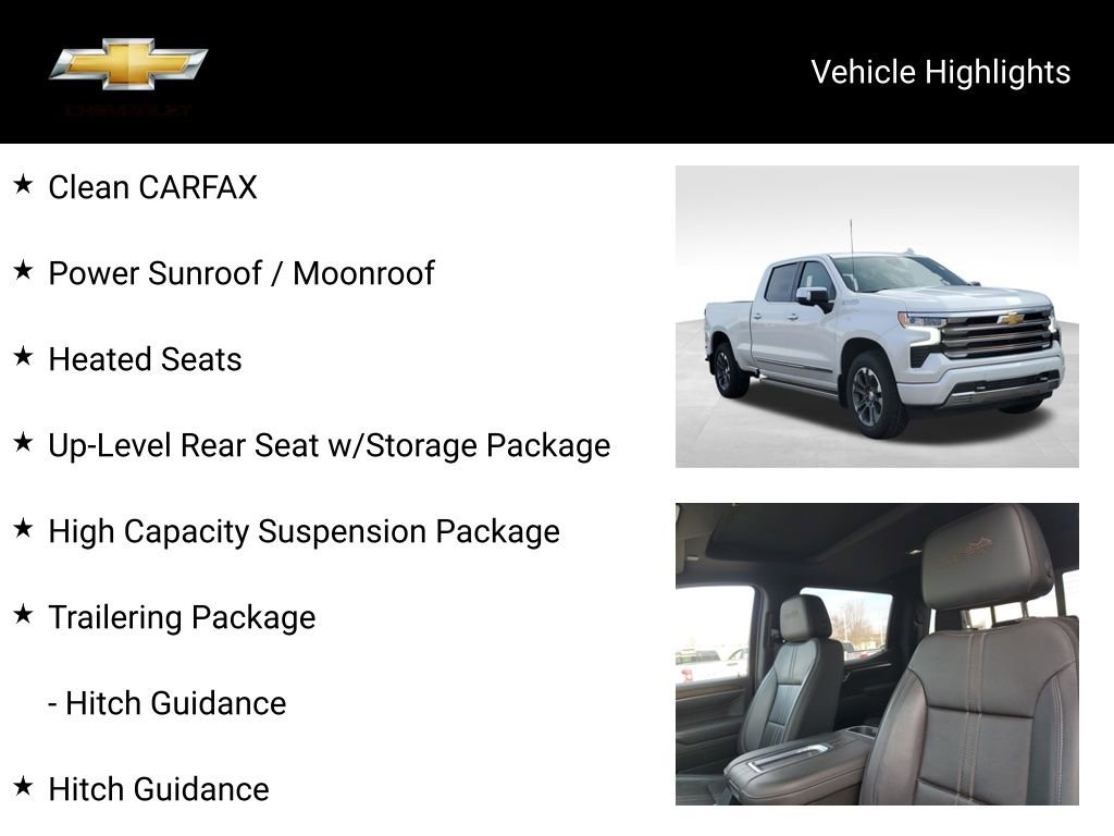 Used 2022 Chevrolet Silverado 1500 High Country w/ Technology Package image 20