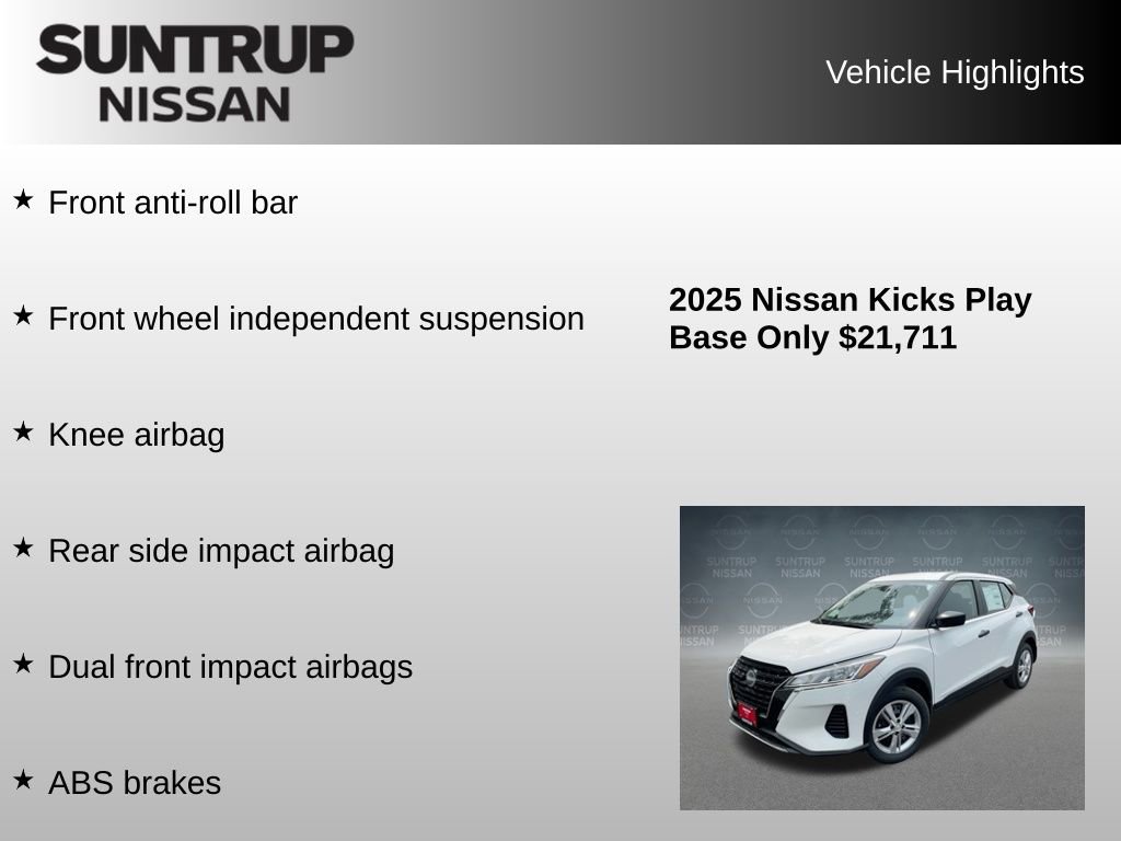 Used 2025 Nissan Kicks Play S FWD image 16