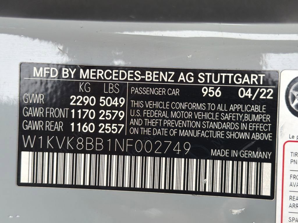 Certified 2022 Mercedes-Benz SL 63 AMG 4MATIC image 54