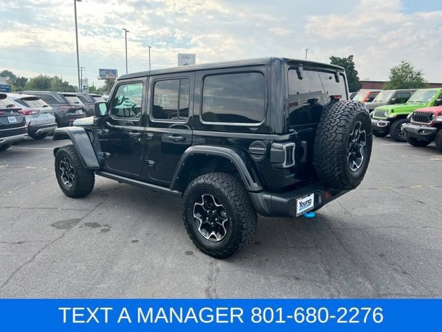 Used 2021 Jeep Wrangler Unlimited Rubicon 4xe w/ Cold Weather Group AWD/4WD image 3