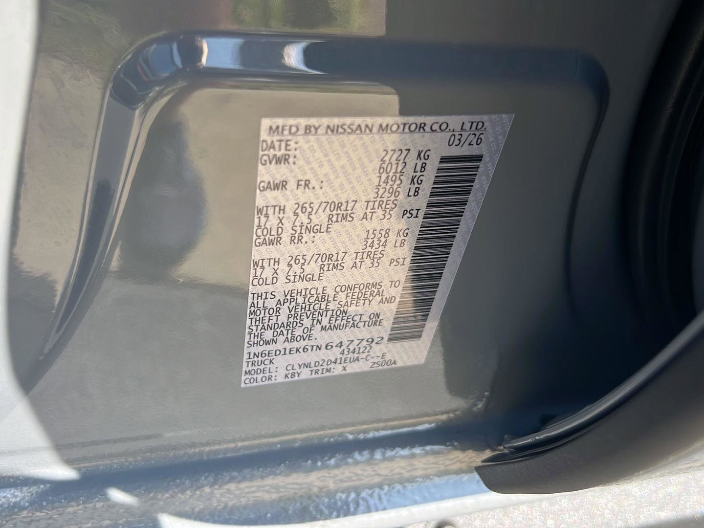 New 2026 Nissan Frontier PRO-4X w/ Pro-4x Convenience Package AWD/4WD image 36