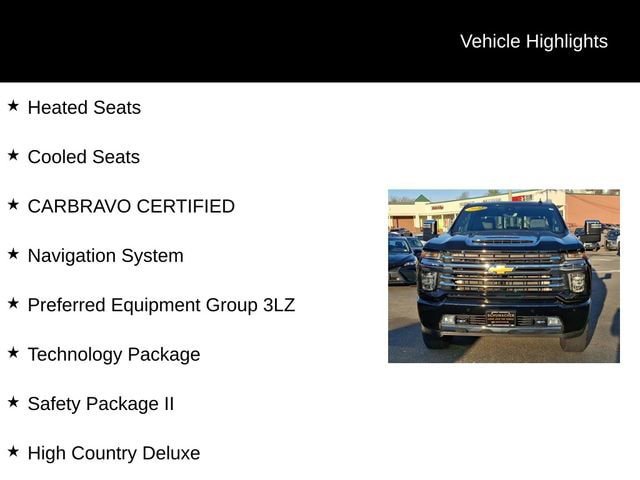 Used 2022 Chevrolet Silverado 2500 High Country w/ Z71 Off-Road Package AWD/4WD image 14