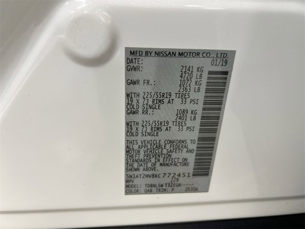 Used 2019 Nissan Rogue SL w/ Premium Package image 29