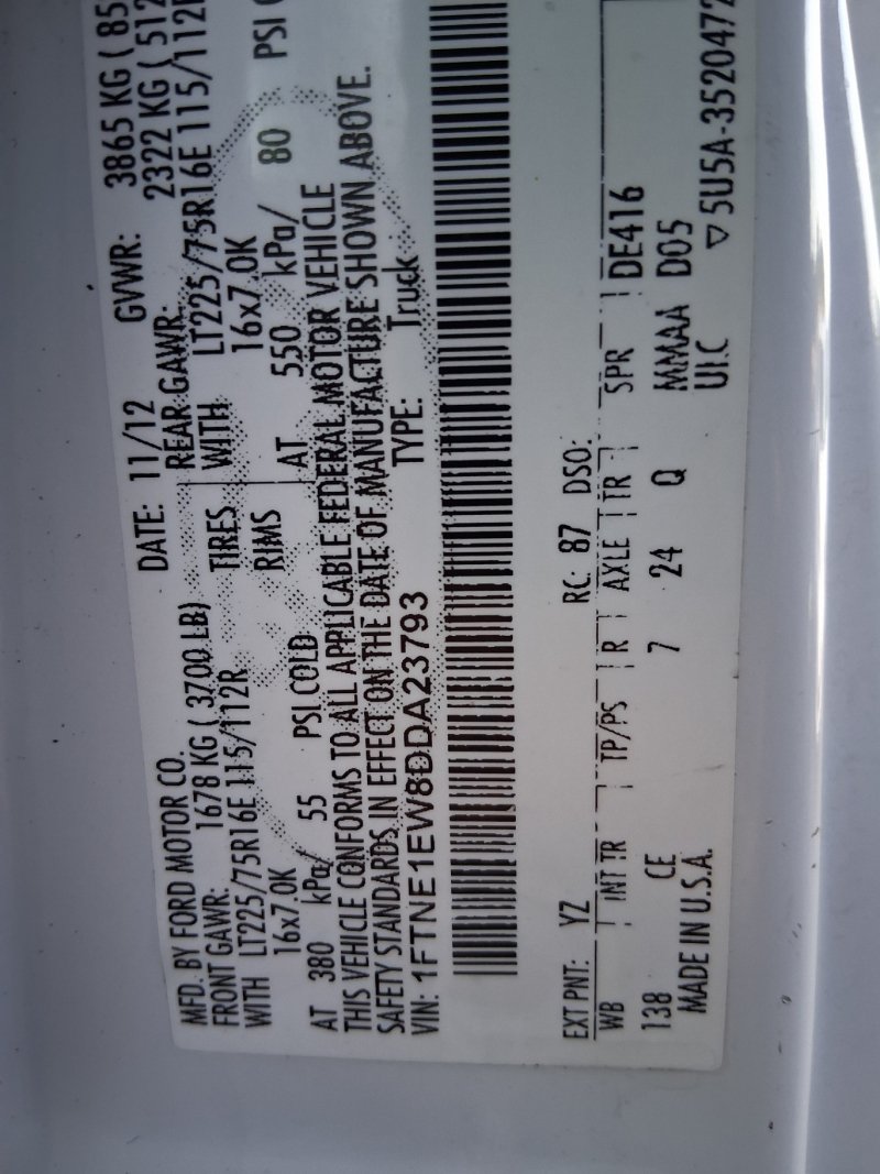 Used 2013 Ford E-150 and Econoline 150 w/ PWR Group RWD image 24