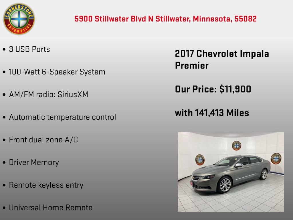 Used 2017 Chevrolet Impala Premier w/ Enhanced Convenience Package image 15