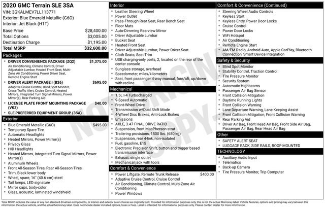 Used 2020 GMC Terrain SLE w/ Driver Convenience Package image 27