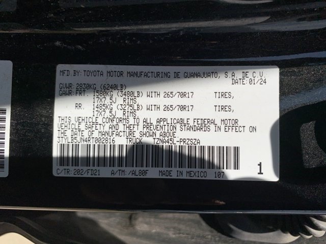 Used 2024 Toyota Tacoma TRD Off-Road AWD/4WD image 36