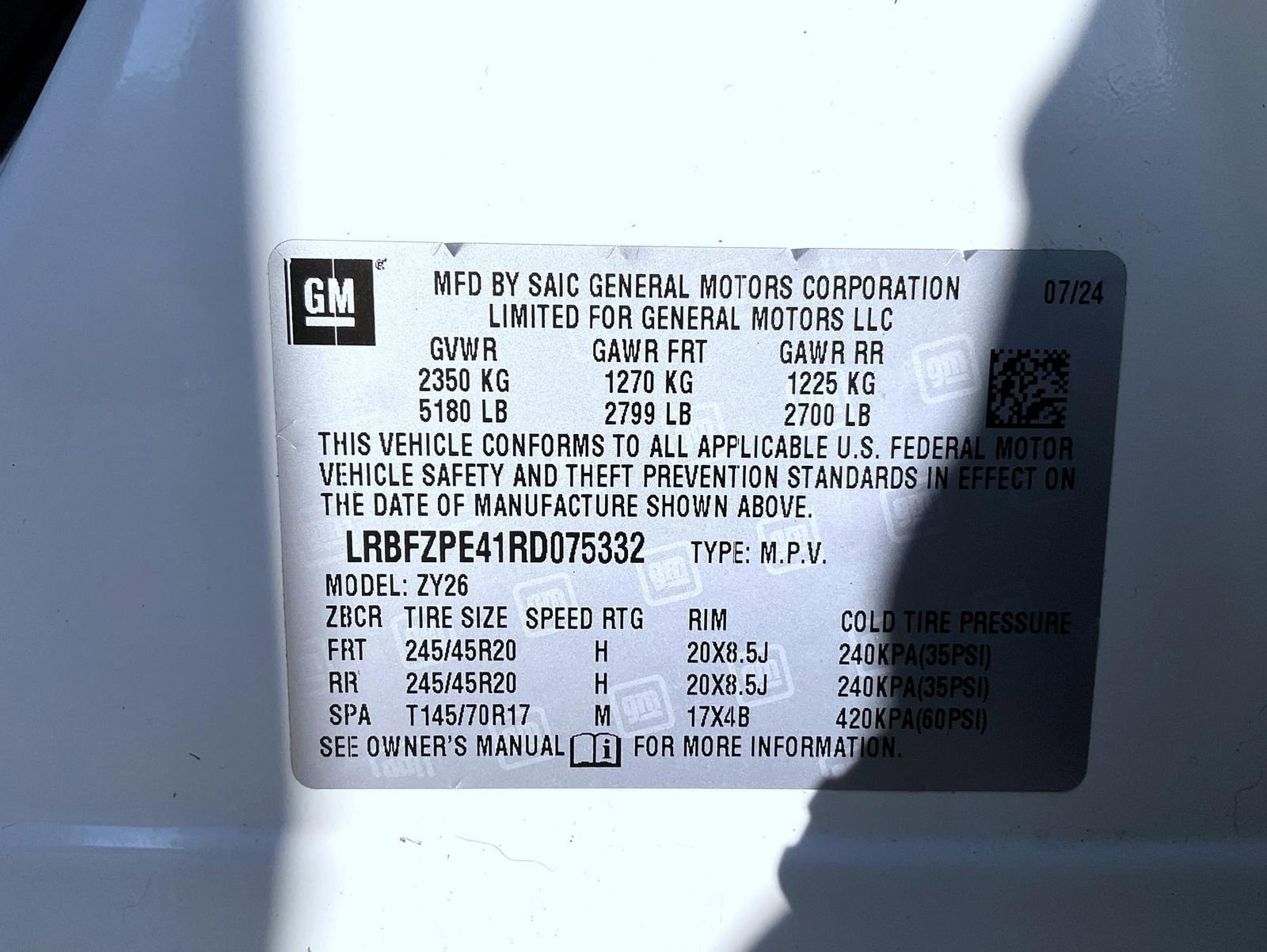 Certified 2024 Buick Envision Sport Touring AWD/4WD image 26