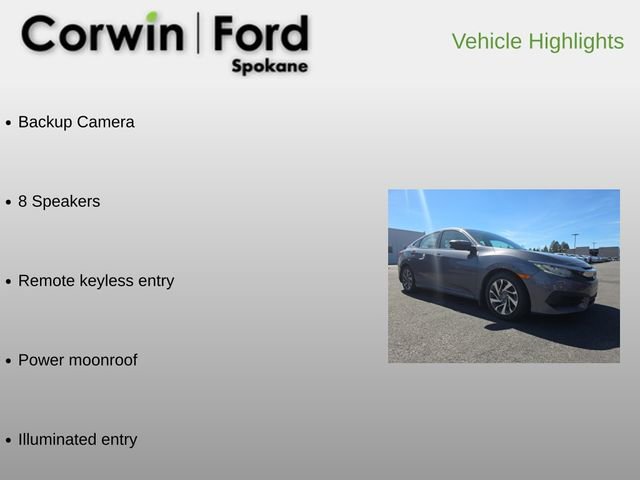 Used 2017 Honda Civic EX image 6