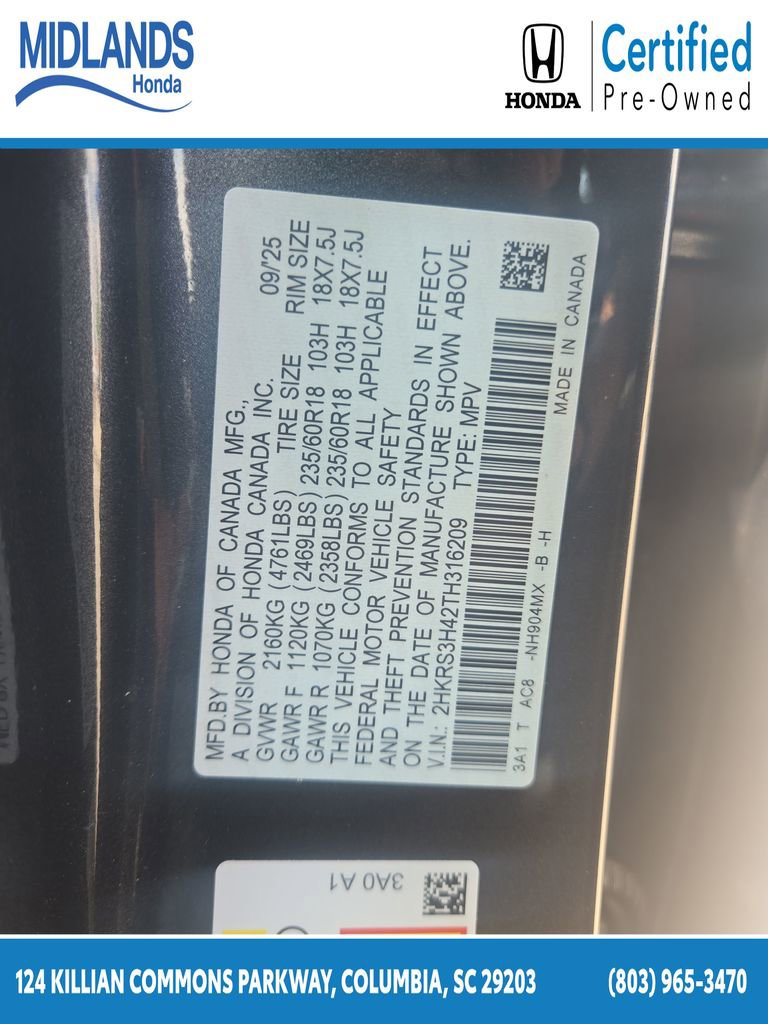 Certified 2026 Honda CR-V EX image 31