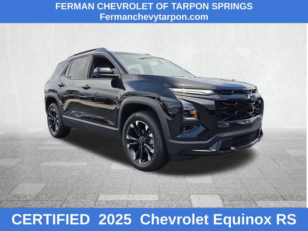 Certified 2025 Chevrolet Equinox RS w/ Safety and Technology Package FWD image 1