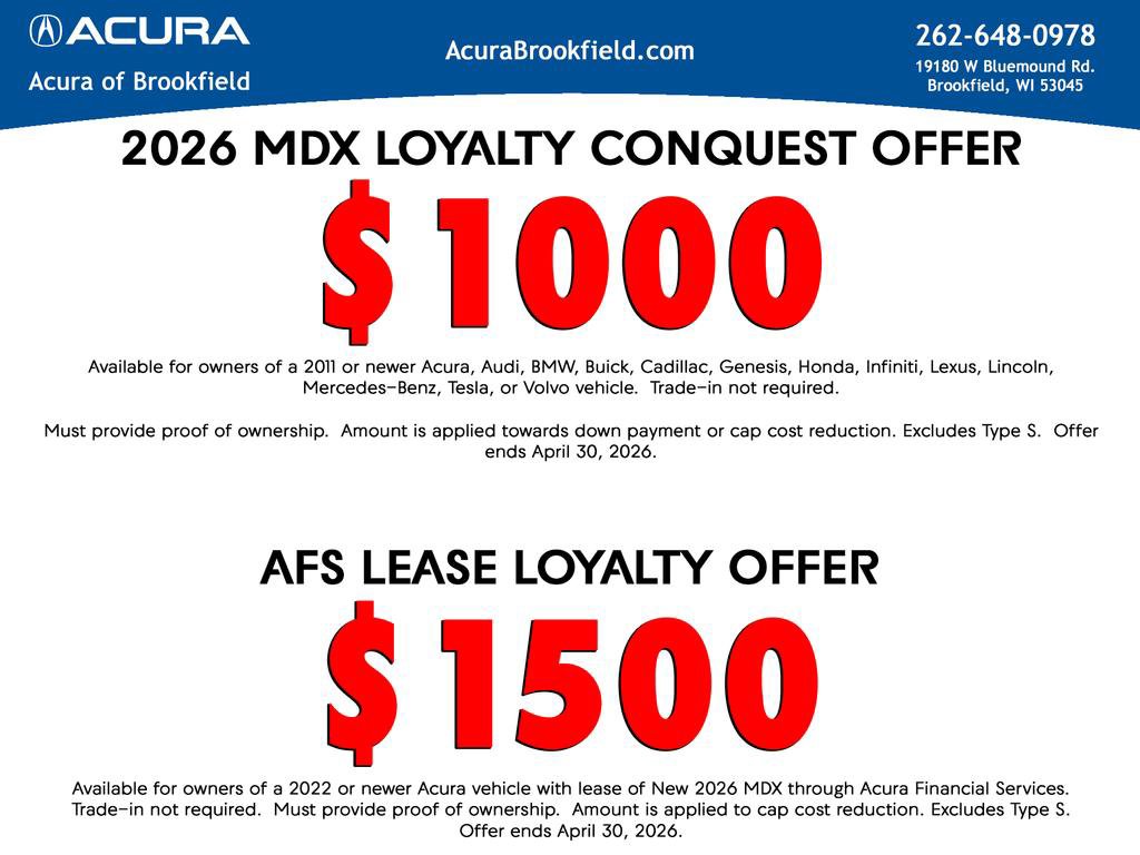 New 2026 Acura MDX w/ Technology Package image 20