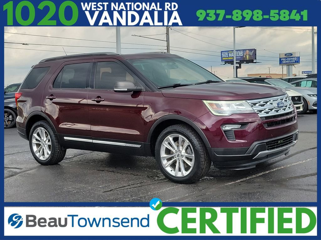 Certified 2019 Ford Explorer XLT w/ Equipment Group 202A AWD/4WD image 1