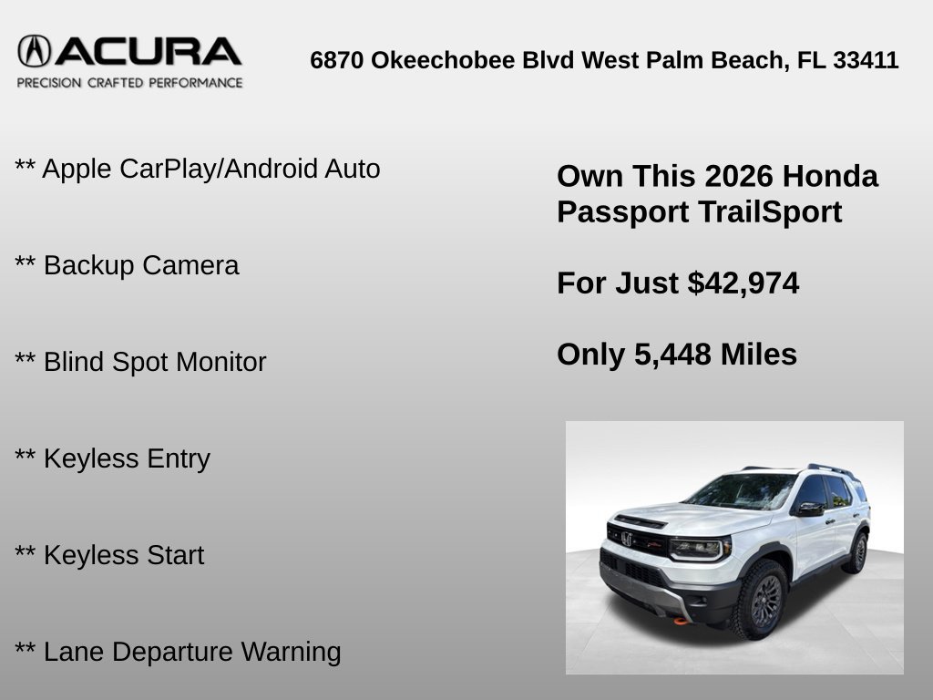 Used 2026 Honda Passport TrailSport image 6