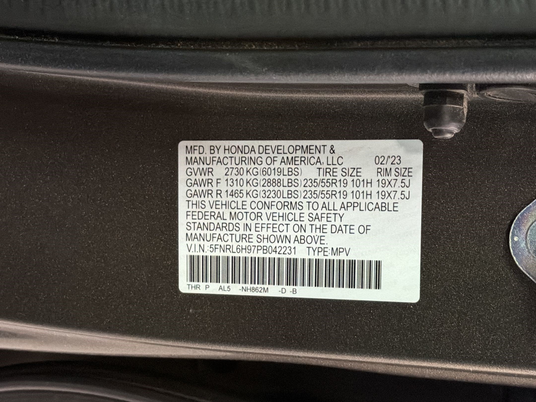 Used 2023 Honda Odyssey Elite image 19