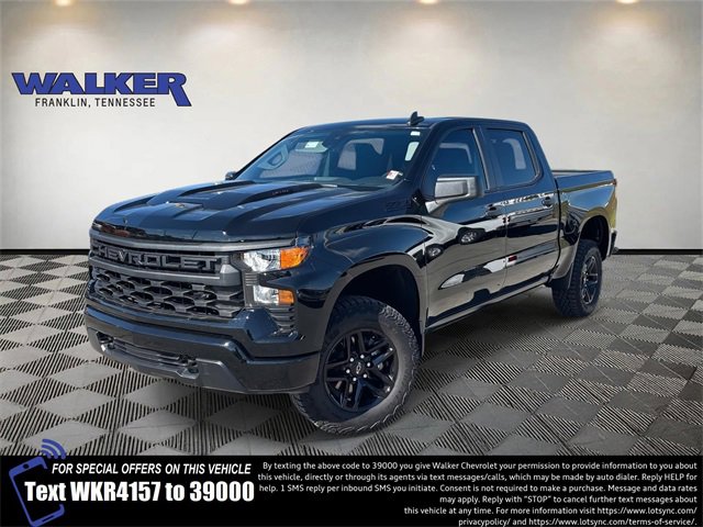 Used 2025 Chevrolet Silverado 1500 Custom Trail Boss w/ Dark Appearance Package