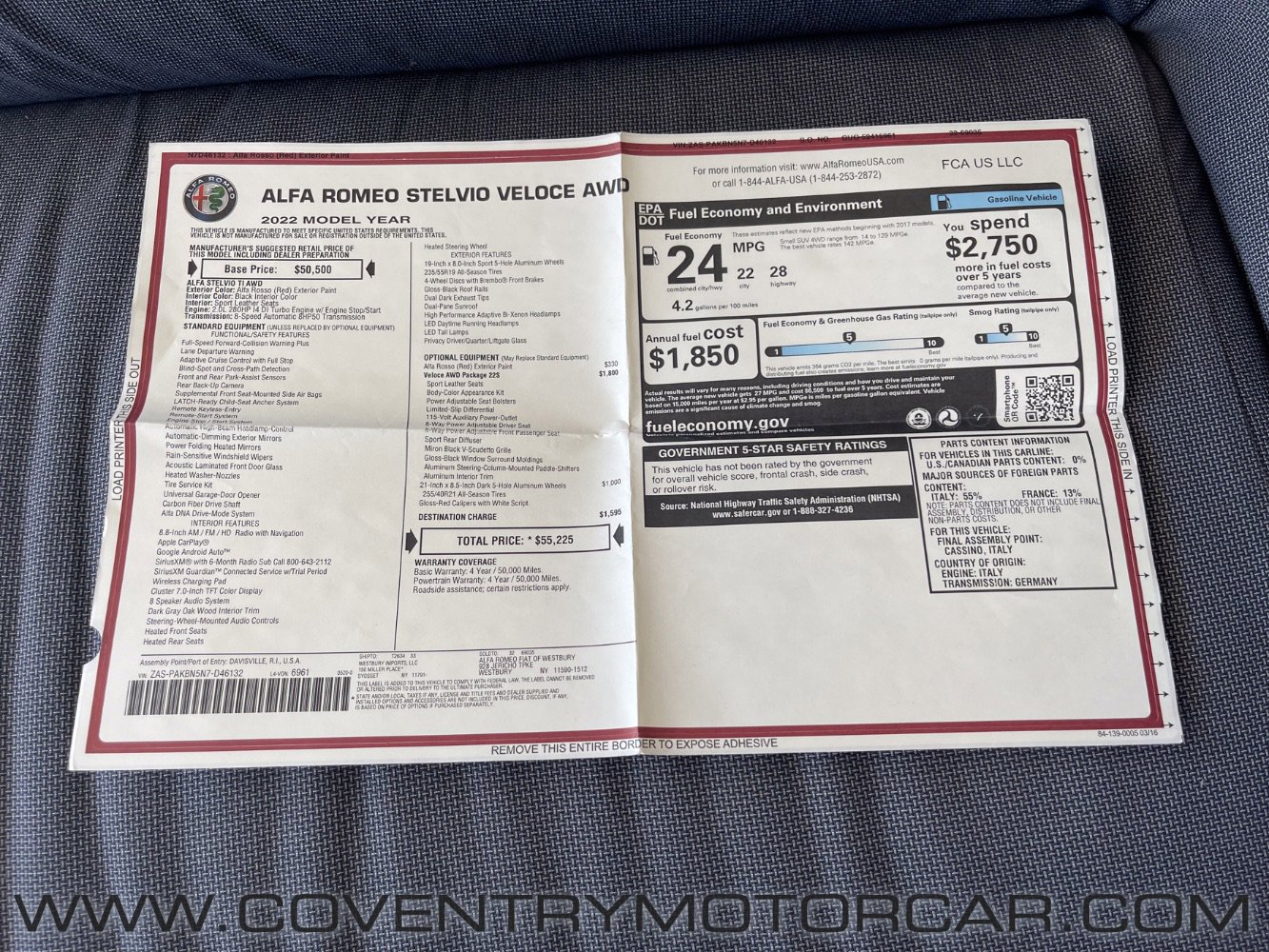 Used 2022 Alfa Romeo Stelvio Veloce image 15