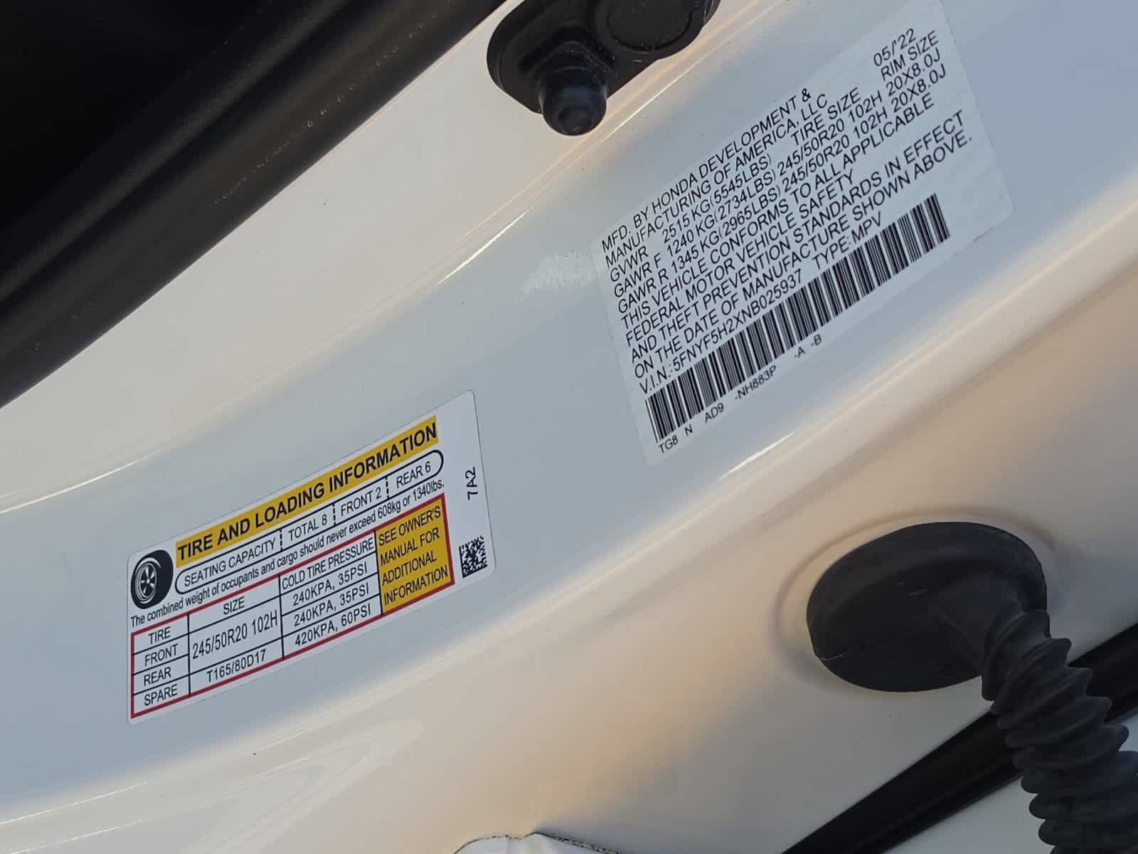 Used 2022 Honda Pilot Special Edition image 25