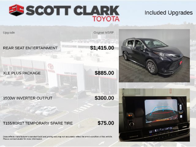Used 2025 Toyota Sienna XLE w/ XLE Plus Package FWD image 8