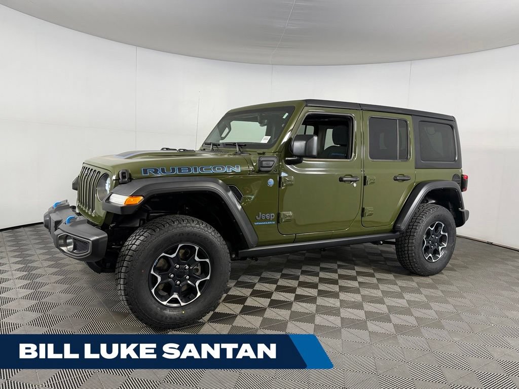 Used 2023 Jeep Wrangler Unlimited Rubicon 4xe w/ Cold Weather Group AWD/4WD 360° Tour