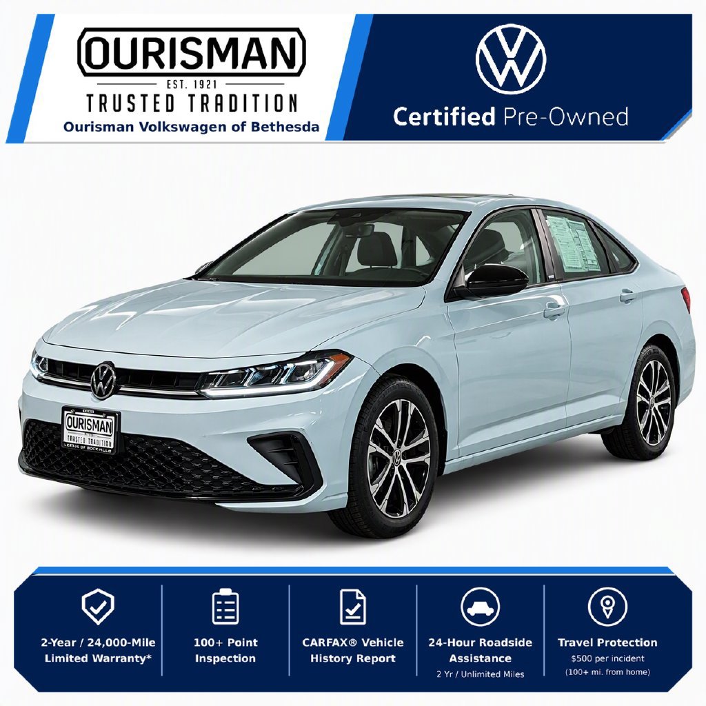 Certified 2026 Volkswagen Jetta Sport FWD image 1