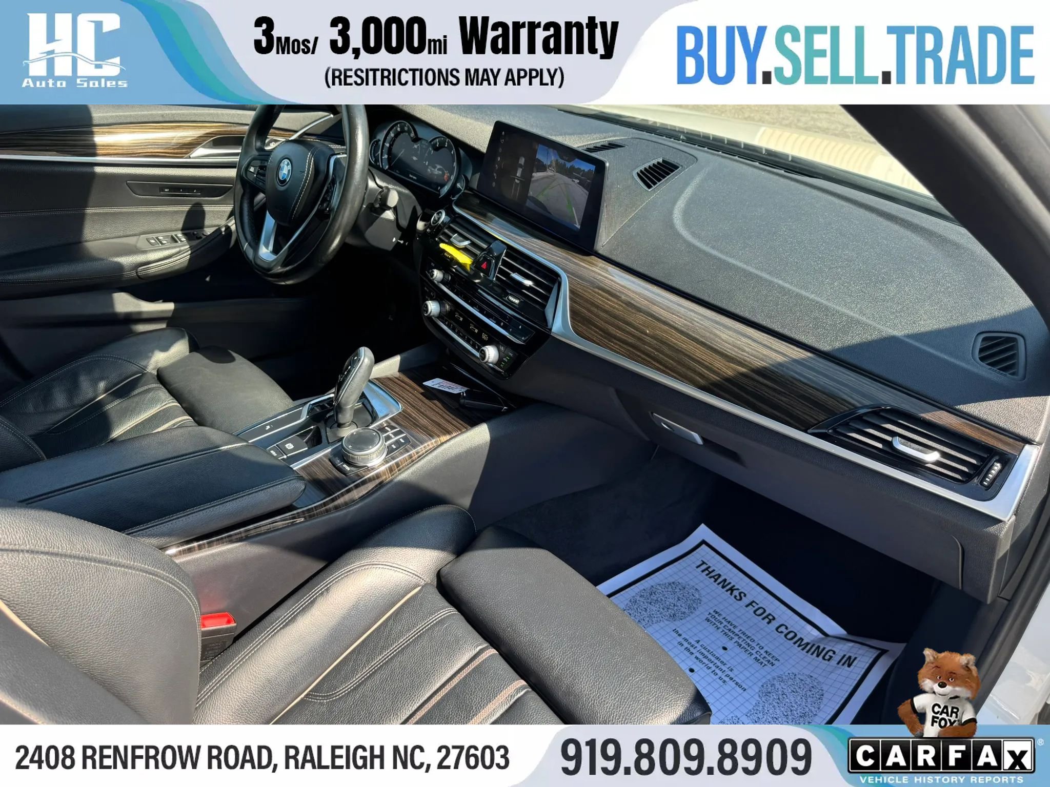 Used 2018 BMW 530i w/ Premium Package RWD image 21